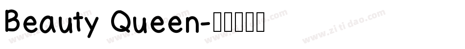 Beauty Queen字体转换